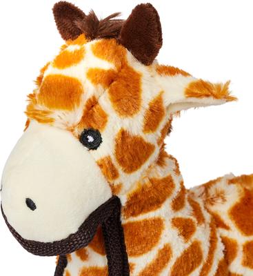 Show full view: Spunky Pup Tough Plush Dog Toy, Brown, Giraffe slide 4 of 6