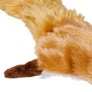 Ethical Pet Skinneeez Forest Series Fox Stuffing-Free Squeaky Plush Dog Toy, 14-in