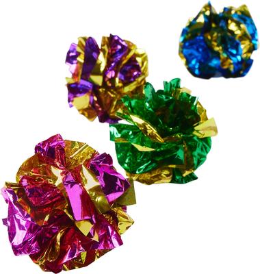 Show full view: Turbo Krinkle Balls Cat Toy, 4 count slide 3 of 5