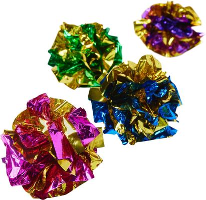 Show full view: Ethical Pet Mylar Balls Cat Toy, 1.5-in, 4 pack slide 3 of 5