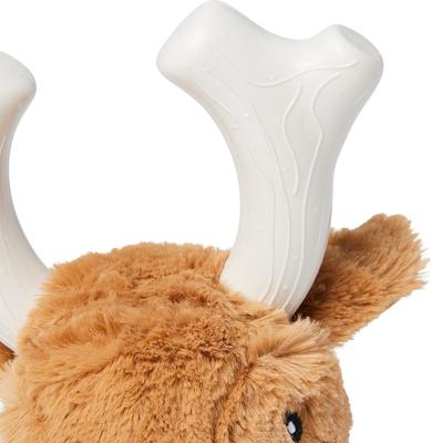Show full view: Spunky Pup Knuckleheads Deer Dog Toy, Brown slide 3 of 4