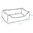 Show in main carousel: Body Glove Paintflower Kuddler Dog Bed, Earth, Medium slide 8 of 9