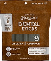 Dog Treat Naturals Dental Sticks Chickpea & Cinnamon Dog Treats, 20 count
