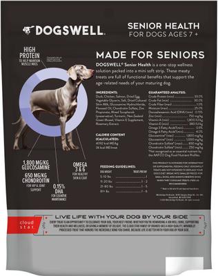 Show full view: Dogswell Mini Soft Strip Senior Duck Flavor Jerky Dog Treats, 10-oz bag slide 3 of 11