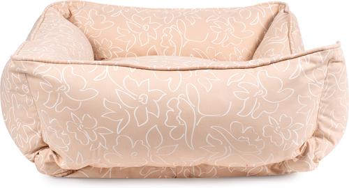 Show full view: Body Glove Paintflower Kuddler Dog Bed, Sand, Medium slide 3 of 9