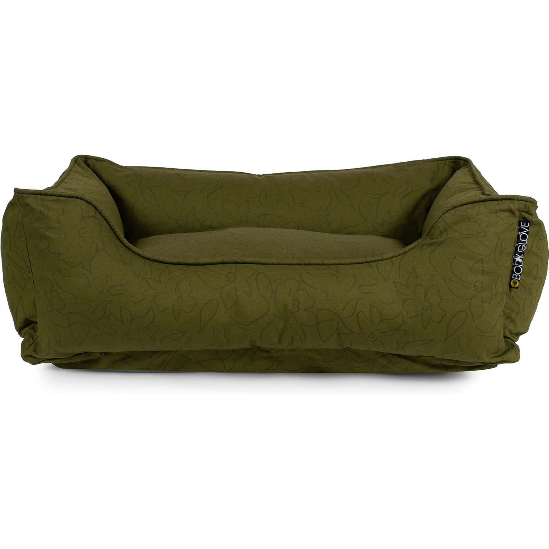 Body Glove Paintflower Kuddler Dog Bed, Moss, Medium