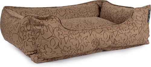 Show full view: Body Glove Paintflower Kuddler Dog Bed, Earth, Medium slide 2 of 9