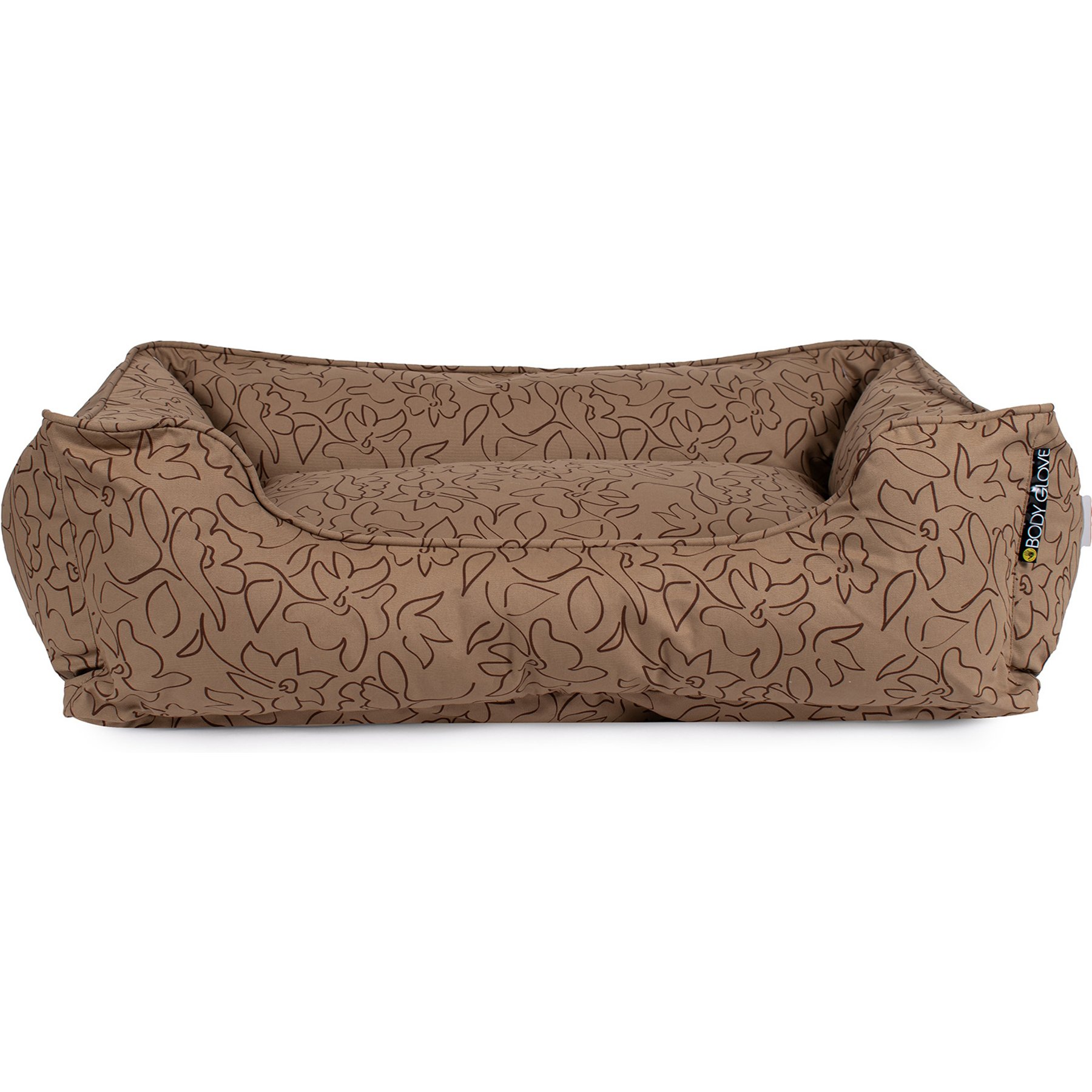 Body Glove Paintflower Kuddler Dog Bed, Earth, Medium