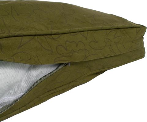 Show full view: Body Glove Paintflower Pet Napper Dog Bed, Moss, Large slide 6 of 9