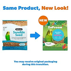ZuPreem Sensible Seed Small Bird Food, 2-lb bag
