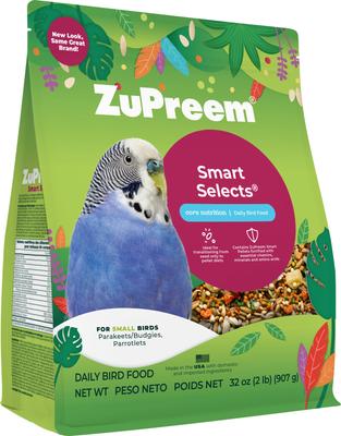 Show full view: ZuPreem Smart Selects Parakeet Food, 2-lb bag slide 2 of 10