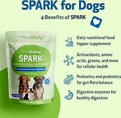 Pet Wellbeing SPARK Bacon Flavored Powder Multivitamin for Dogs, 3.53-oz pouch slide 2 of 7