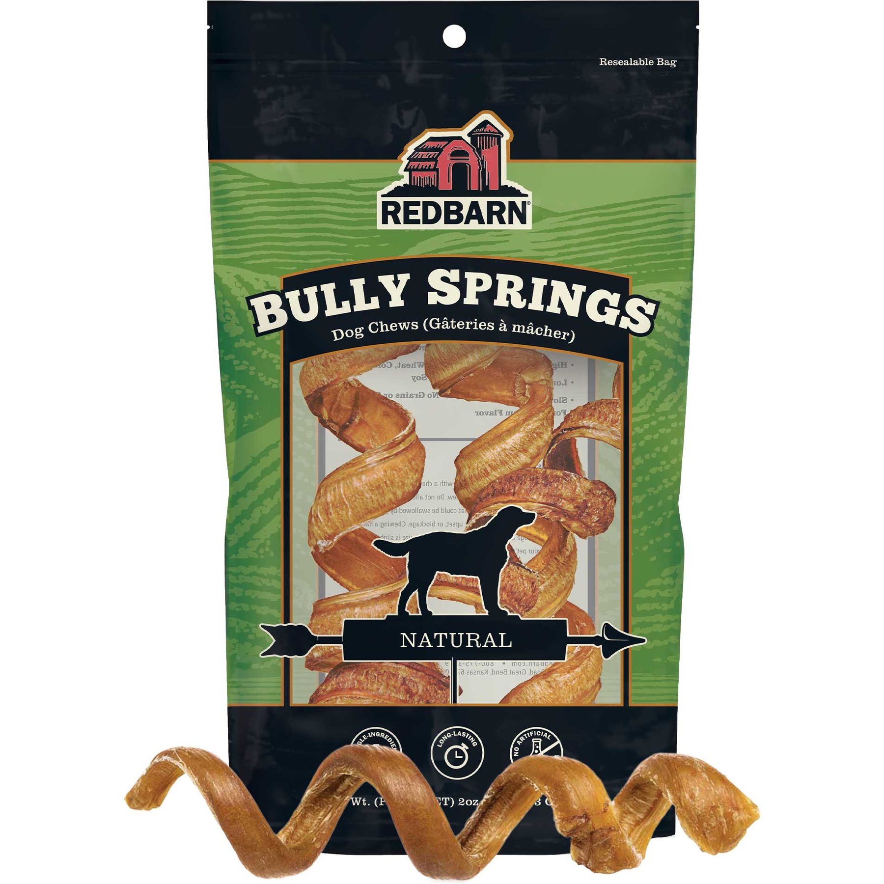 Redbarn Naturals Springs 6" Dog Treats, 9 count bundle