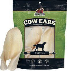 Redbarn All-Natural Beef Cow Ears Dog Treats, 4.2-oz bag