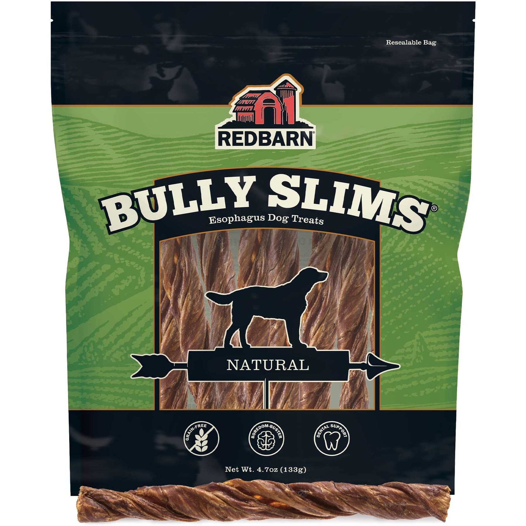 Redbarn Bully Slims Dog Treats, 4.07-oz bag