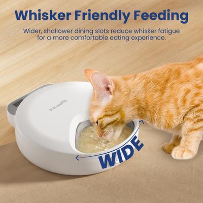 Show full view: PawsPik Smart 4-Meal Automatic Cat Feeder, White, 4-cup slide 8 of 13
