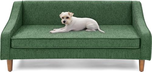 Show full view: Cesicia Elevated Sofa Dog Bed, Green slide 6 of 7