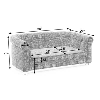 Show full view: Cesicia Sofa Dog Bed, Dark Gray slide 9 of 9