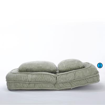 Show full view: Cesicia Adjustabe Position Lazy Sofa Dog Bed, Green slide 5 of 8