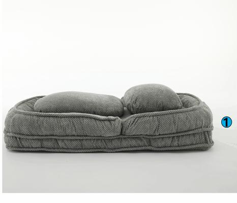 Show full view: Cesicia Adjustabe Position Lazy Sofa Dog Bed, Grey slide 4 of 9