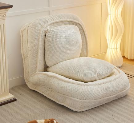 Show full view: Cesicia Adjustabe Position Lazy Sofa Dog Bed, White slide 2 of 8