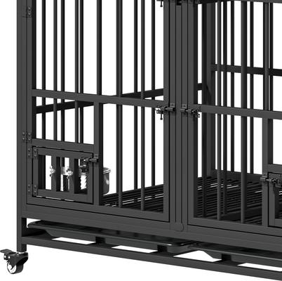 Show full view: Yitahome Furniture Style Dog Crate, 42.5-in, Black slide 5 of 10