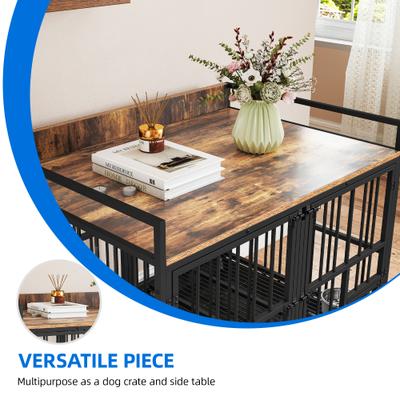 Show full view: Yitahome Furniture Style Dog Crate, 42.5-in, Black slide 3 of 10