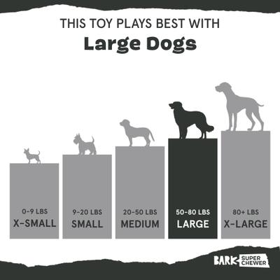 Show full view: BARK Chompionship Football Dog Chew Toy slide 6 of 9