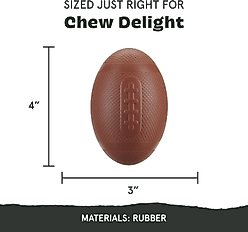 BARK Chompionship Football Dog Chew Toy slide 2 of 7