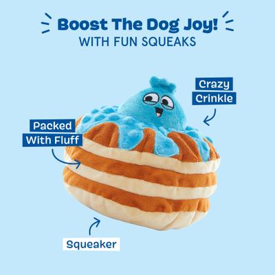 Show full view: BARK Chewberry Pancakes Plush Dog Toy slide 4 of 8