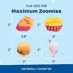 BARK Dine & Dash Bundle Plush Dog Toy slide 2 of 7