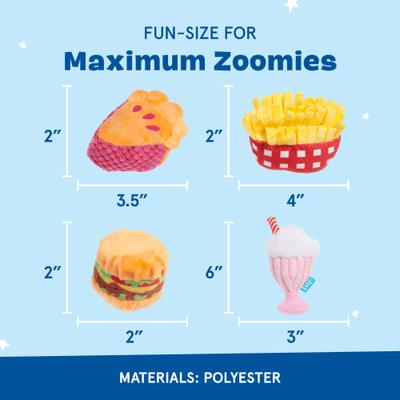 Show full view: BARK Dine & Dash Bundle Plush Dog Toy slide 2 of 8