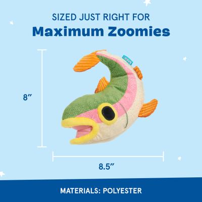 Show full view: BARK Brooke Trout Plush Dog Toy slide 2 of 8