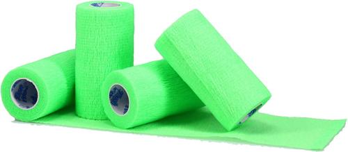 Show full view: Tough1 Tough Flex Self-Adhering Equine Bandage, 4 count, Neon Green slide 3 of 3