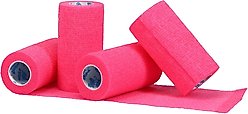 Tough1 Tough Flex Self-Adhering Equine Bandage, 4 count, Pink slide 2 of 3