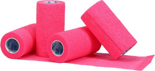 Show full view: Tough1 Tough Flex Self-Adhering Equine Bandage, 4 count, Pink slide 3 of 3