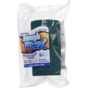 Tough1 Tough Flex Self-Adhering Equine Bandage, Hunter Green