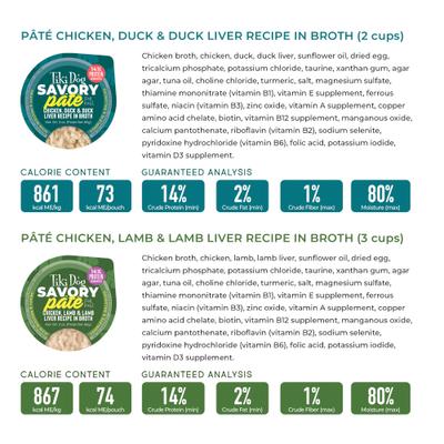 Show full view: Tiki Dog Grain-Free Variety Pack Pate Wet Dog Food, 3-oz cup, case of 10 slide 5 of 10