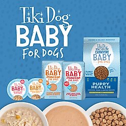 Tiki Dog Baby Whole Foods Grain-Free Beef & Beef Liver Shreds Wet Dog Food, 3-oz cup, case of 4 slide 2 of 7