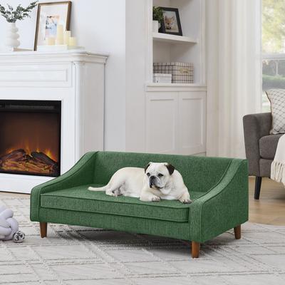 Show full view: Cesicia Elevated Sofa Dog Bed, Green slide 4 of 7