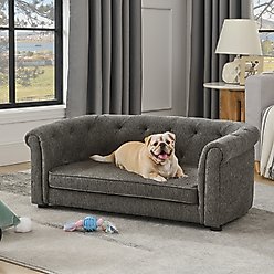 Cesicia Sofa Dog Bed, Dark Gray