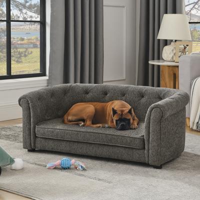 Show full view: Cesicia Sofa Dog Bed, Dark Gray slide 5 of 9