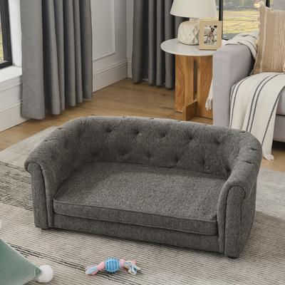 Show full view: Cesicia Sofa Dog Bed, Dark Gray slide 3 of 9