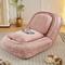 Show in main carousel: Cesicia Adjustabe Position Lazy Sofa Dog Bed, Pink slide 1 of 9