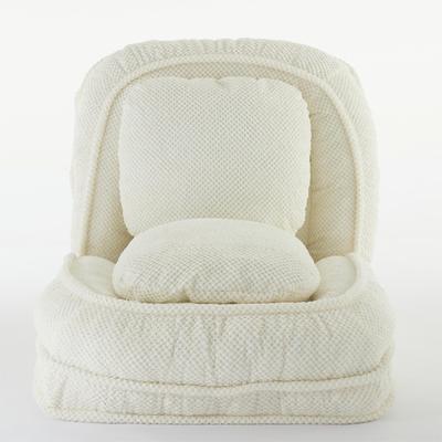 Show full view: Cesicia Adjustabe Position Lazy Sofa Dog Bed, White slide 5 of 8