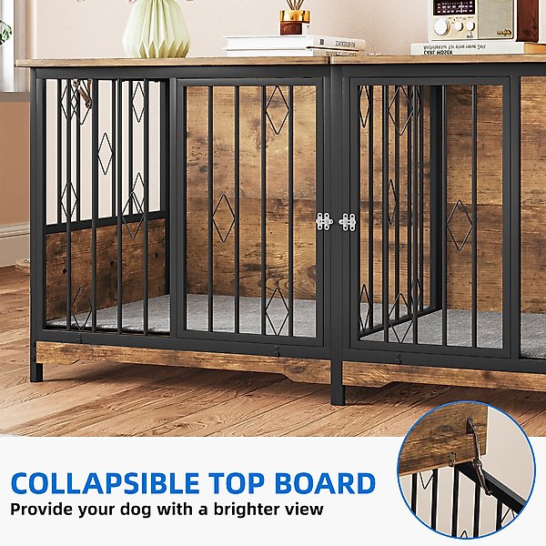 Yitahome Furniture Style Dog Crate, 71-in