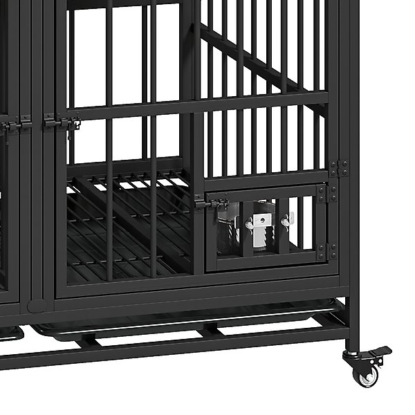 Show full view: Yitahome Furniture Style Dog Crate, 42.5-in, Black slide 7 of 9