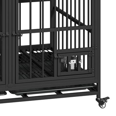 Show full view: Yitahome Furniture Style Dog Crate, 42.5-in, Black slide 7 of 10