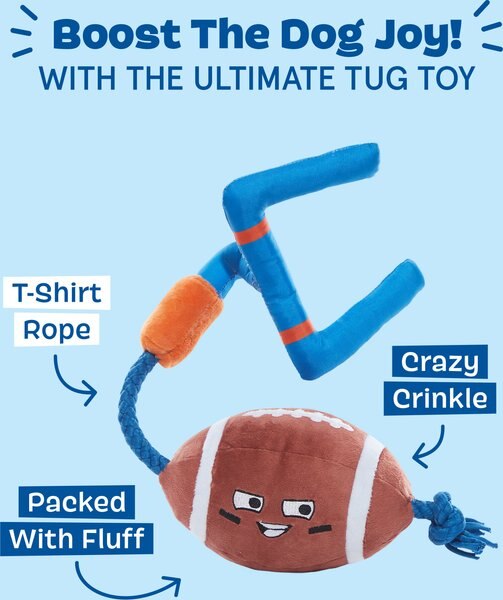 BARK The Whole Canine Yards Plush Dog Toy