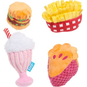 BARK Dine & Dash Bundle Plush Dog Toy